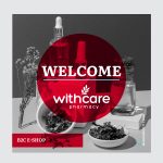 Welcome WithCare Pharmacy - B2C E-shop development by Generation Y team, featuring natural pharmacy products including herbal tinctures and dried herbs on minimalist background