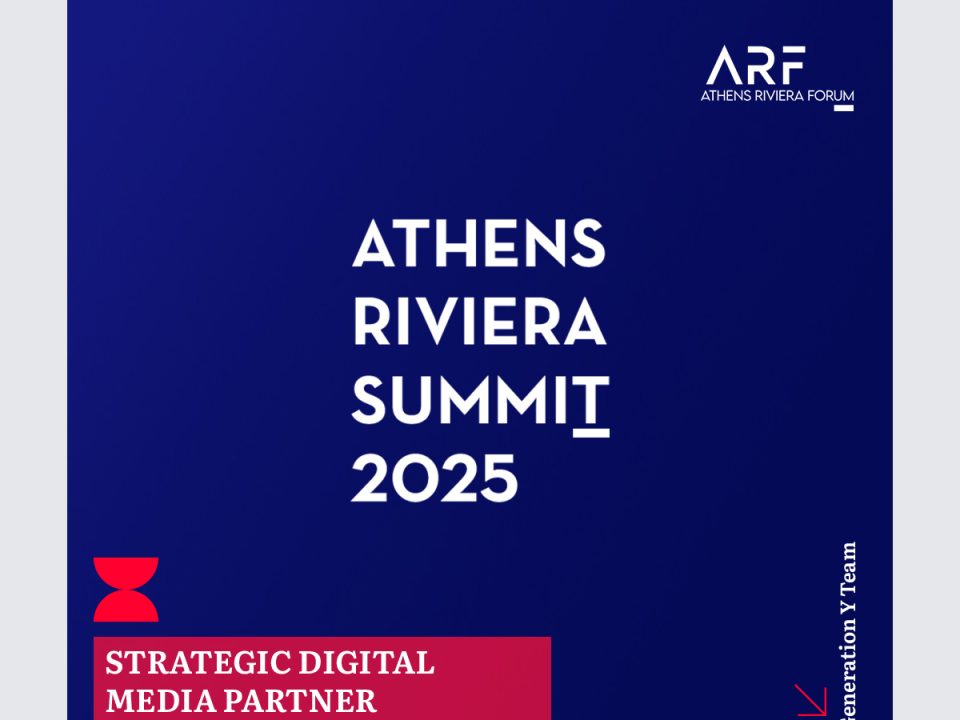 Athens Riviera Summit 2025 promotional banner - Strategic Digital Media Partner